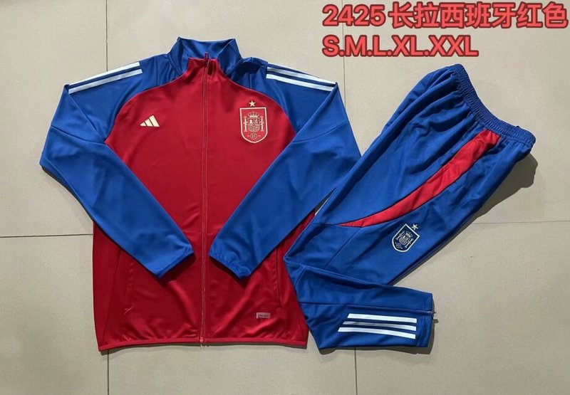 AAA Quality Spain 24/25 Tracksuit - Red/Blue
